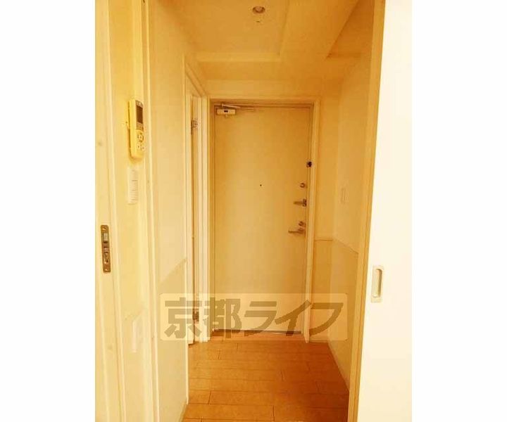 シュシュパルク六条院302の玄関