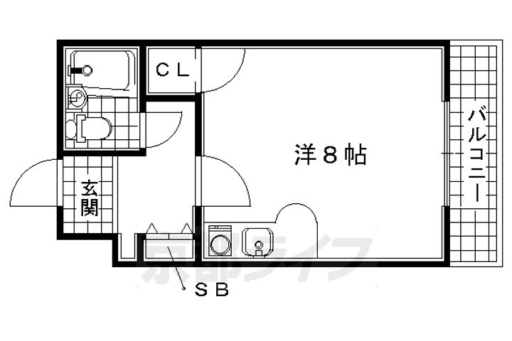 ジョイフルうじ302の間取り