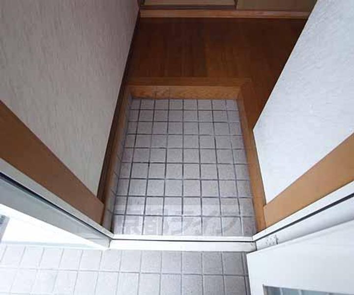 京都府宇治市大久保町大竹の賃貸アパートの玄関