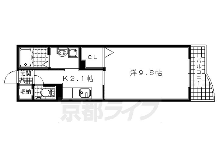 EXE VILLA EAST407の間取り
