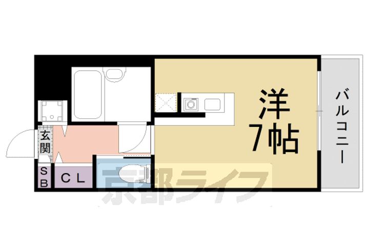 パル大久保407の間取り