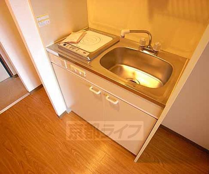 京都府京都市左京区一乗寺里ノ前町の賃貸マンションのキッチン