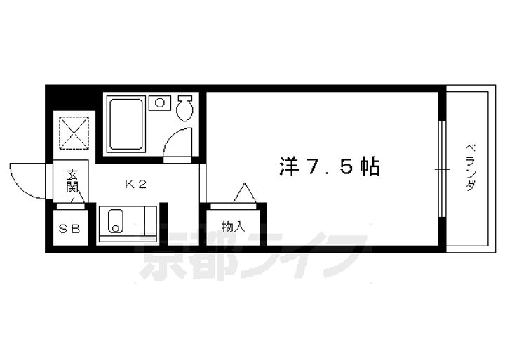 プロスパコート503の間取り