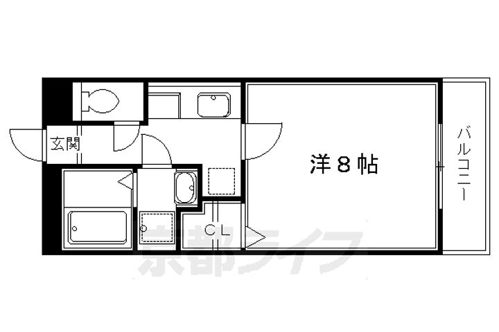 PINE館Ⅱ507の間取り