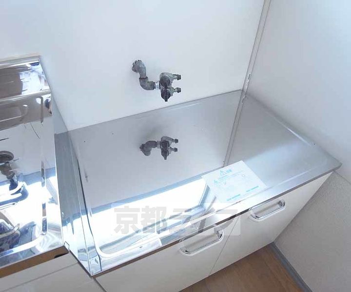 京都府京都市左京区一乗寺西水干町の賃貸マンションのキッチン