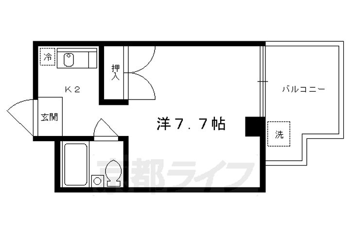 第35長栄クリーンハイツ山黄402の間取り