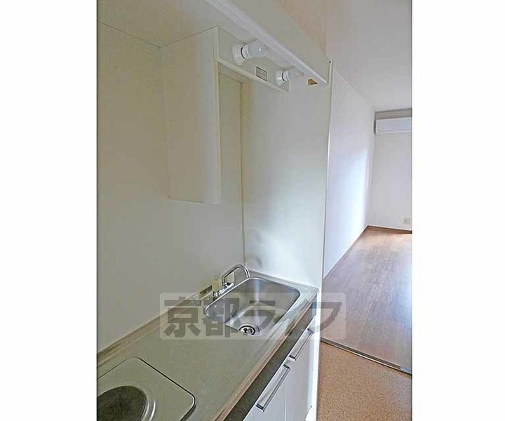 京都府京都市左京区岩倉花園町の賃貸アパートのキッチン