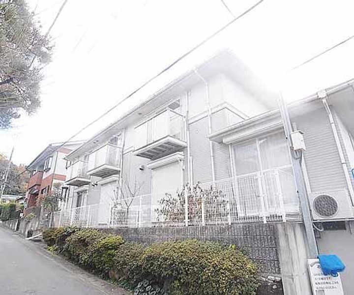 京都府京都市左京区一乗寺庵野町の賃貸アパートの外観