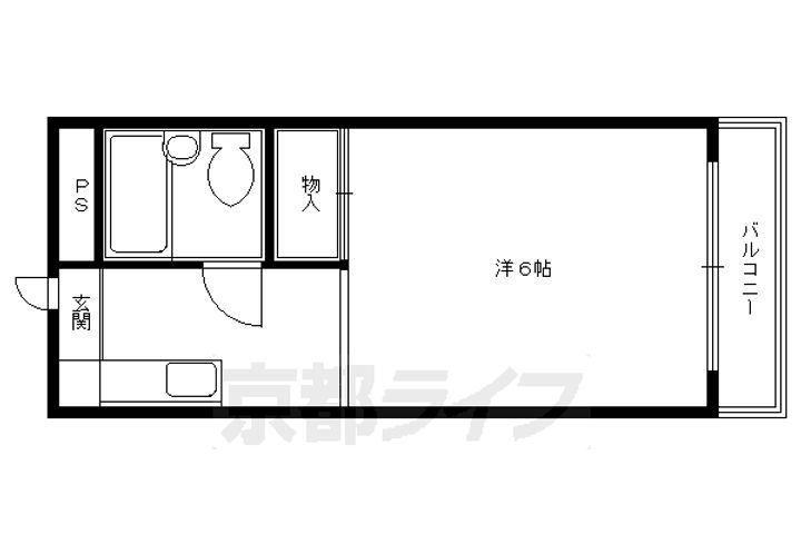 コーポ三谷305の間取り