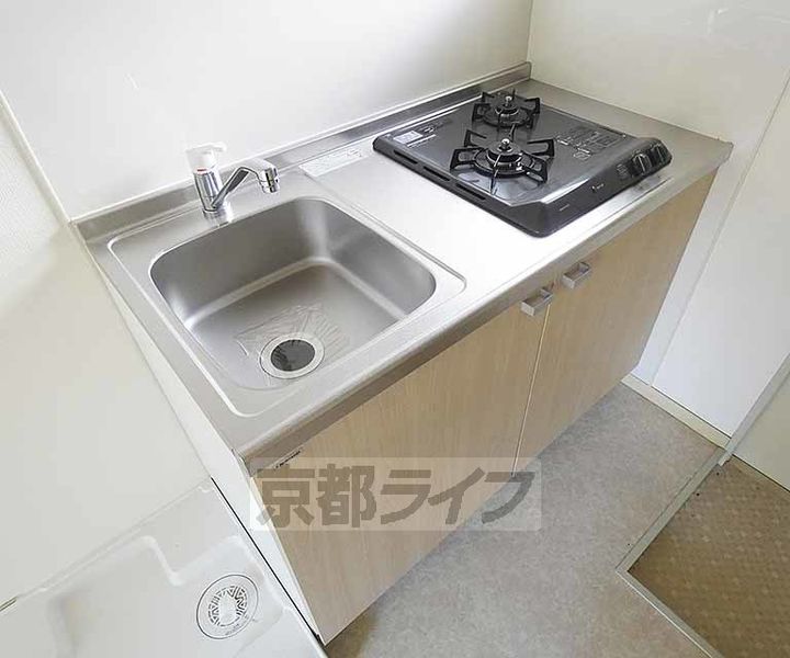 京都府京都市左京区修学院石掛町の賃貸アパートのキッチン