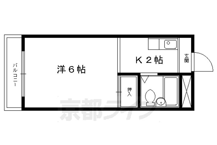ルミナス一条206の間取り