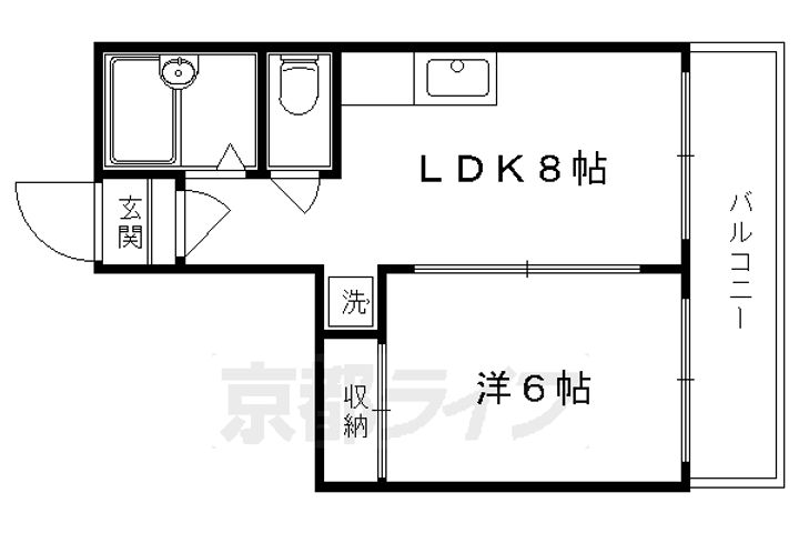 ノエール鞍馬口401の間取り