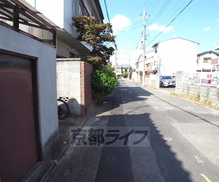 京都府京都市左京区北白川西伊織町の賃貸アパートの周辺
