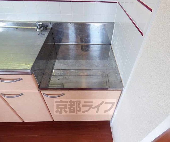 京都府京都市上京区西町の賃貸マンションのキッチン
