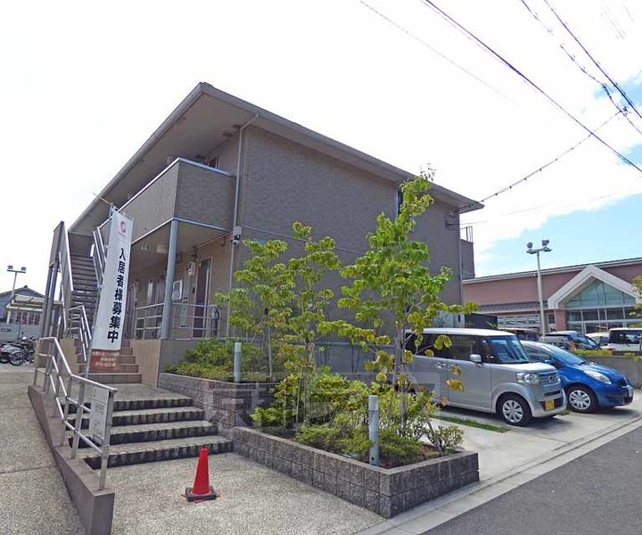 京都府京都市北区紫竹北栗栖町の賃貸アパートの外観