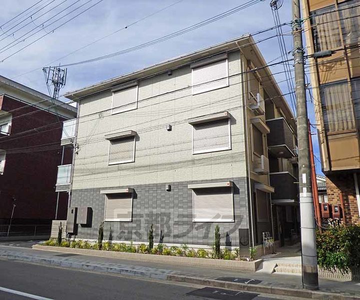 京都府京都市北区大宮中総門口町の賃貸アパートの外観