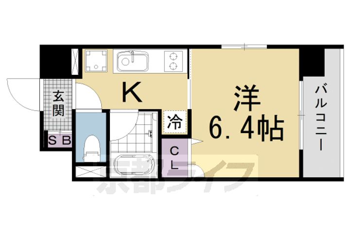 LUXENA KIYOMIZU−GOJO108の間取り