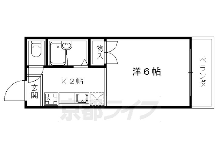 ブリックフォートアシハラ203の間取り