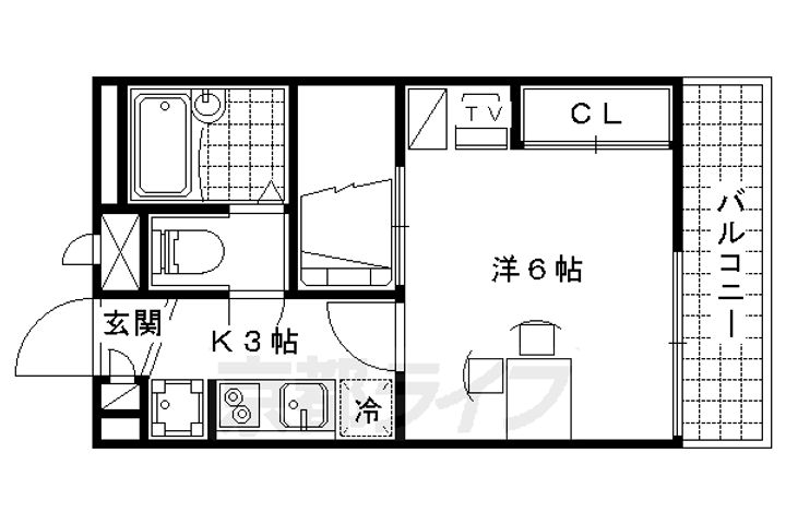 レオパレスPremier103の間取り