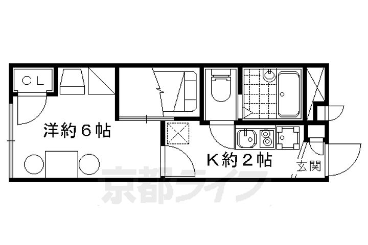 レオパレスアヴェンタージュの間取り