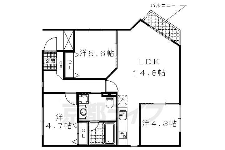 PARK HILLS OYAKE VILLA 4204-の間取り
