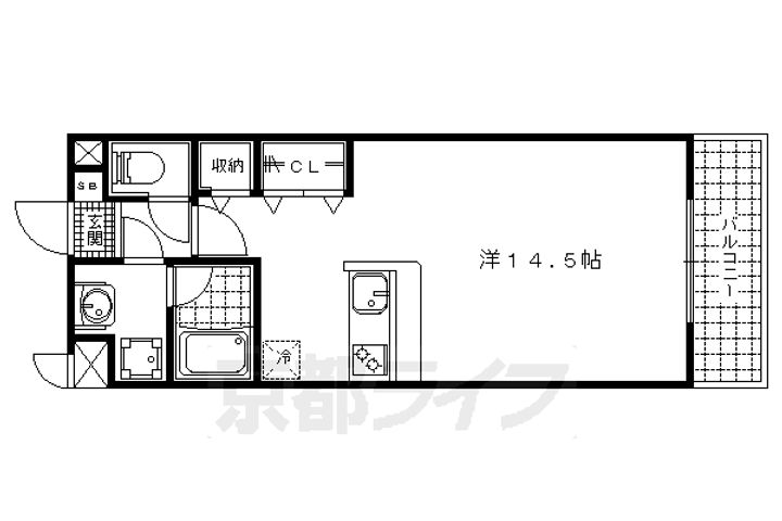 グランディール107の間取り