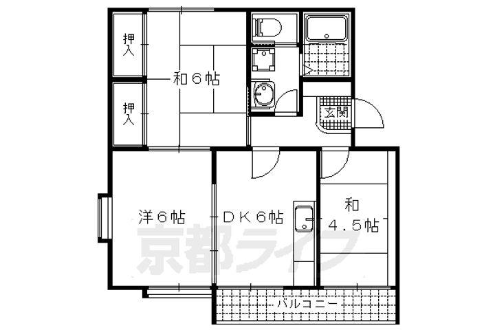 メゾンサンシティの間取り
