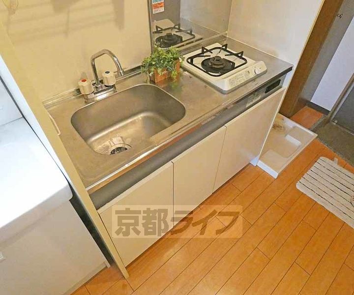 京都府京都市左京区吉田下大路町の賃貸マンションのキッチン