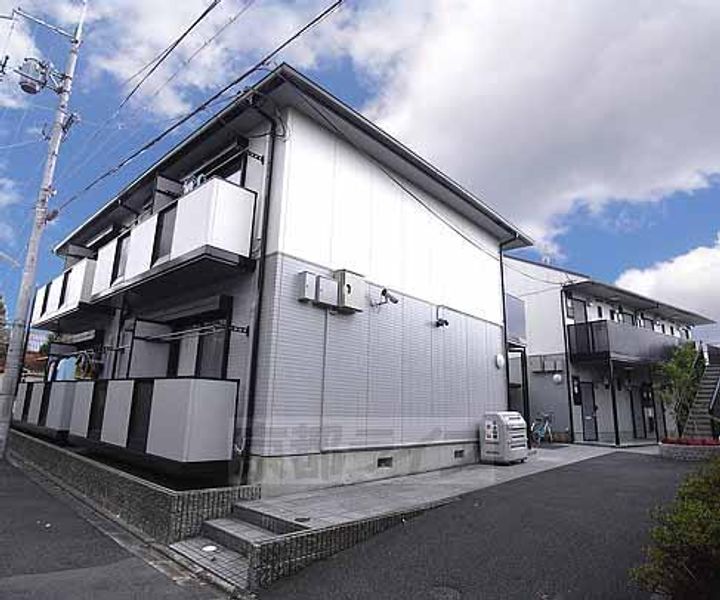 京都府京都市左京区北白川東平井町の賃貸アパートの外観