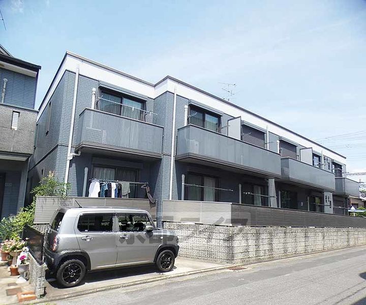 京都府京都市左京区田中高原町の賃貸アパートの外観