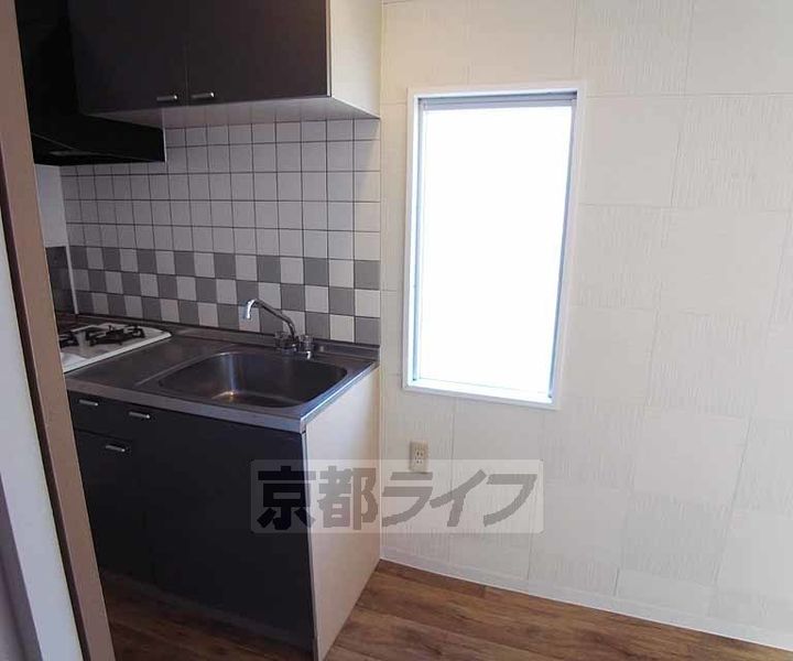 京都府京都市左京区北白川西瀬ノ内町の賃貸マンションのキッチン