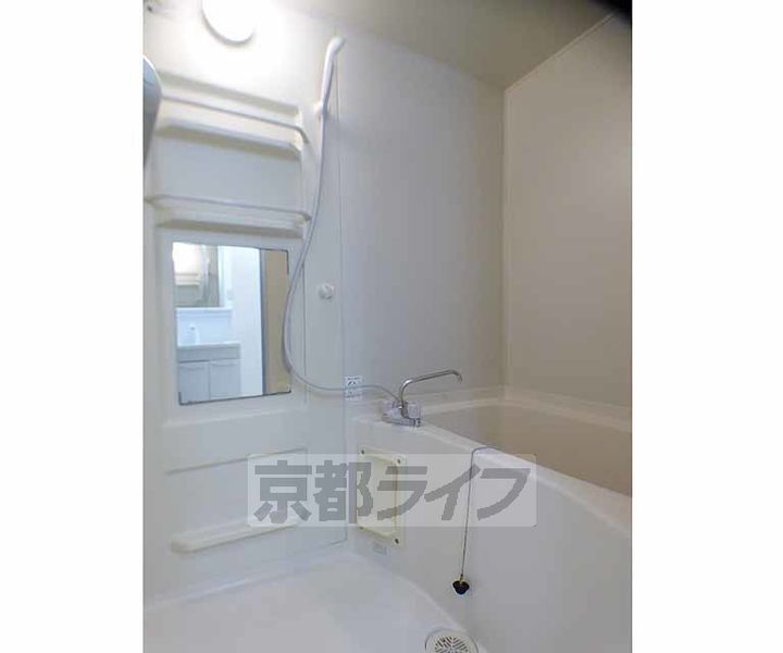 京都府京都市左京区岩倉三宅町の賃貸アパートの風呂
