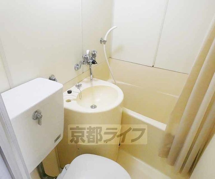 京都府京都市左京区下鴨東本町の賃貸アパートの風呂