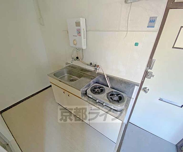 京都府京都市左京区吉田神楽岡町の賃貸マンションのキッチン