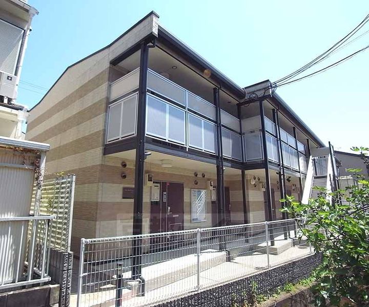 京都府京都市右京区嵯峨野西ノ藤町の賃貸アパートの外観