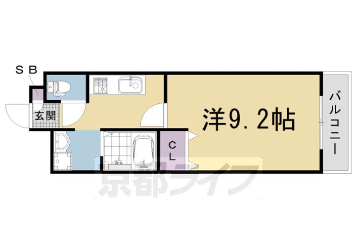 パルティール藤Ⅱ503の間取り