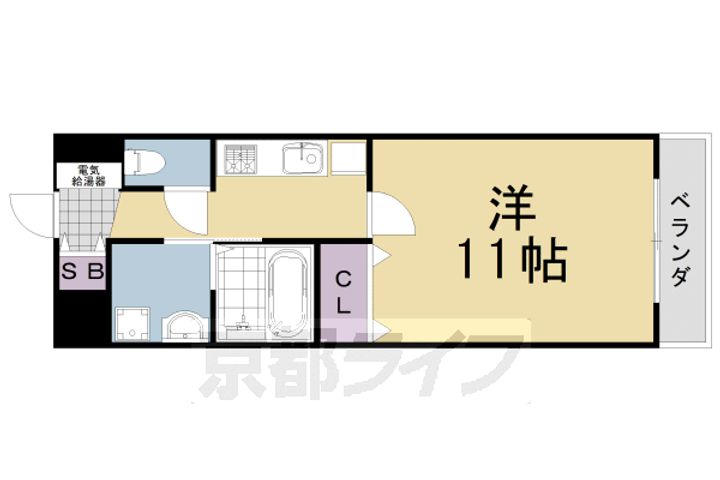 レシベ保原Ⅱ102の間取り