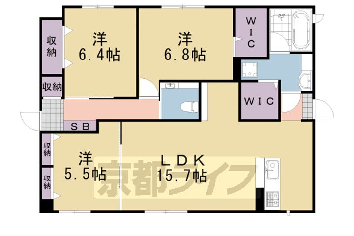 shamaison alivio103の間取り