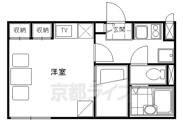 レオパレスMOMOYAMAの間取り