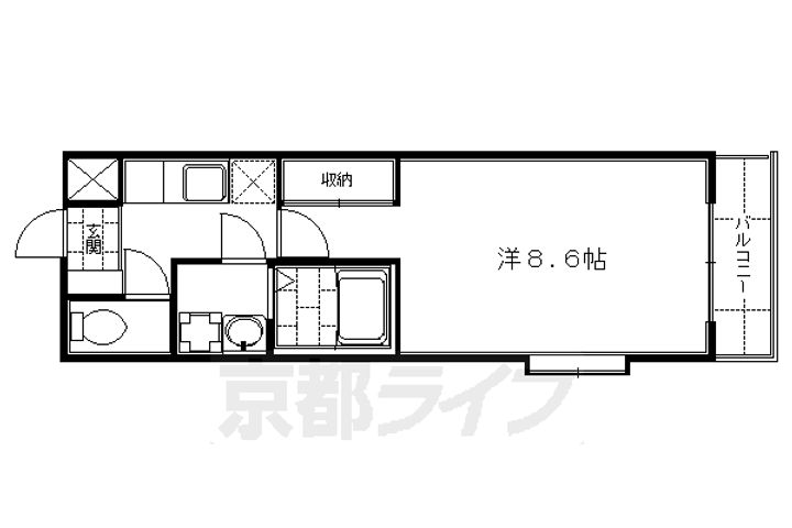 メゾン・ホープ4-Dの間取り