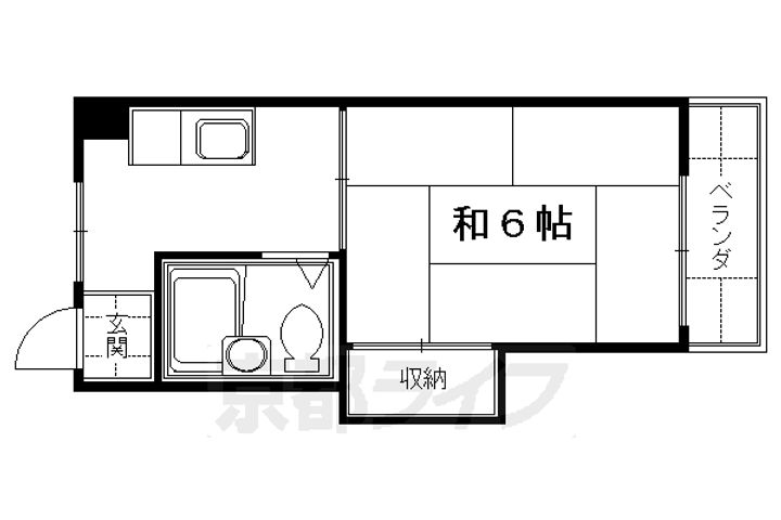 コーポ辻Ⅰ・Ⅱ3Cの間取り