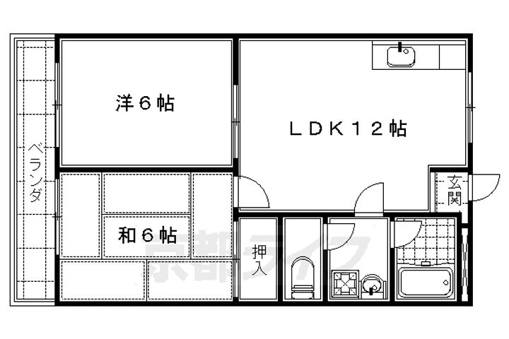 シュロスインレット202の間取り