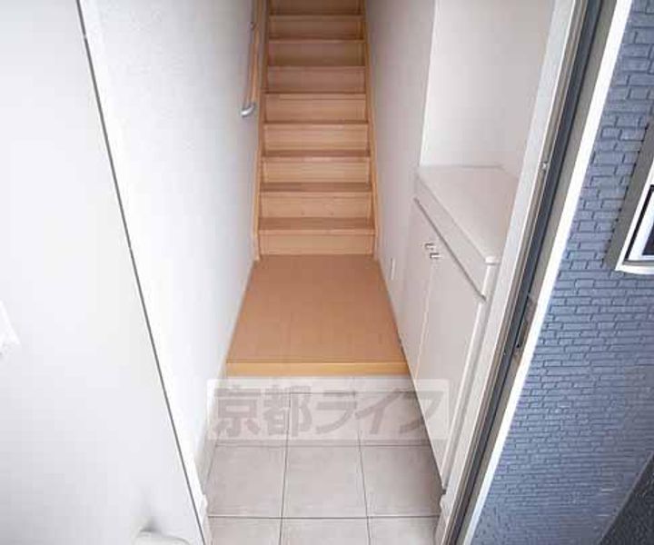 ヴィラ花水木202の玄関