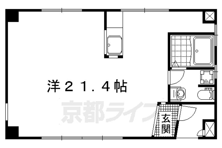 丹波橋ビル3Fの間取り