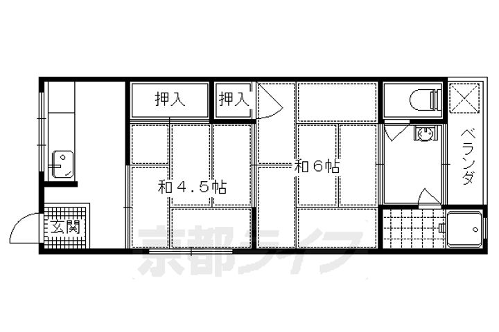 丸阿荘の間取り