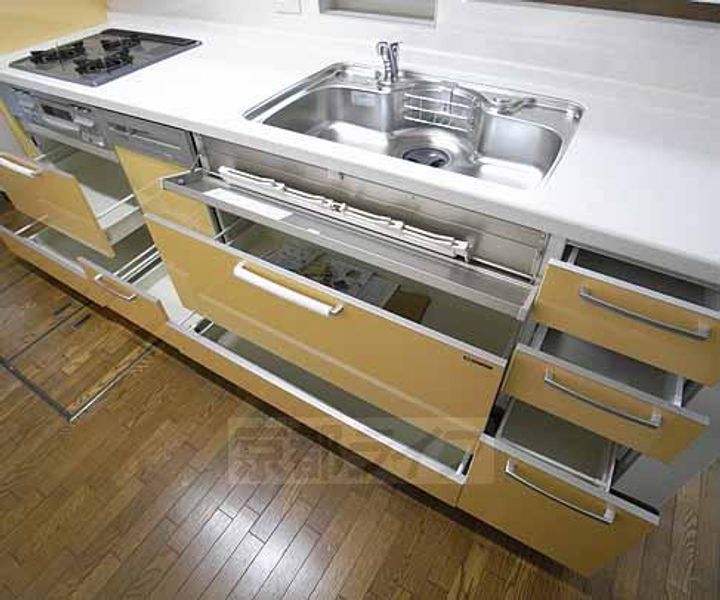 京都府京都市北区小山板倉町(一戸建)の賃貸物件のキッチン