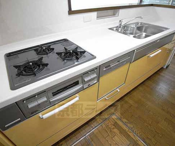 京都府京都市北区小山板倉町(一戸建)の賃貸物件のキッチン