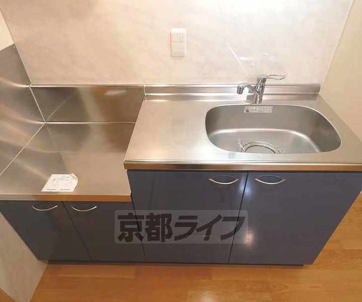 京都府京都市北区紫野西泉堂町の賃貸アパートのキッチン