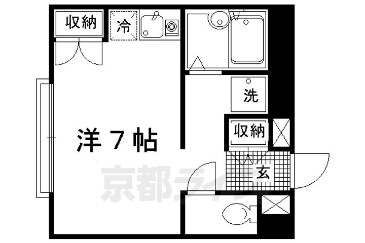 レオパレスブランカ204の間取り