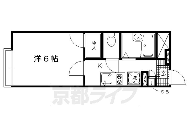 レオパレス吉川204の間取り